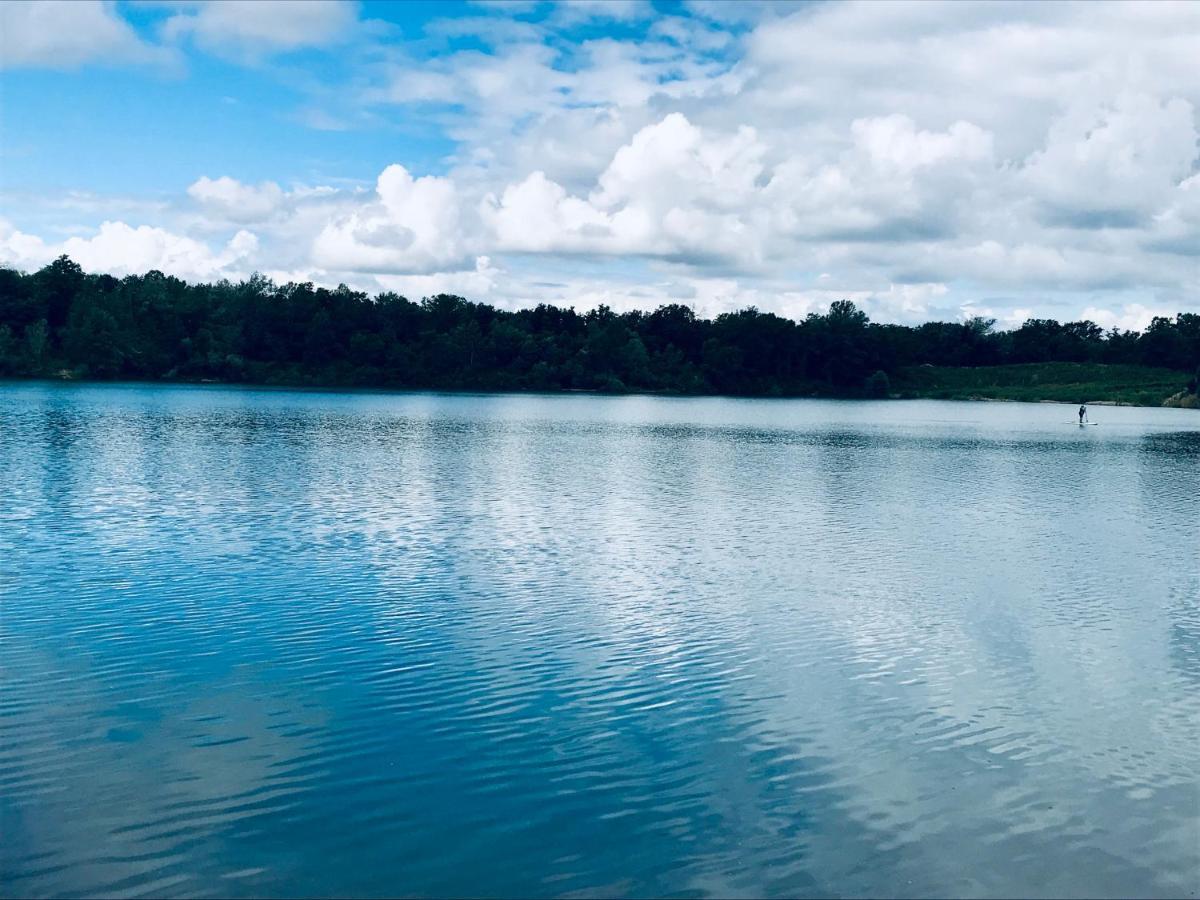 Schlafen Unterm Sternenhimmel Am Baggersee Steinenstadt Neuenburg am Rhein Kültér fotó